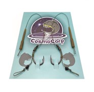 Поводок карповый CosmoCarp 30lb №6 Krank, волос 14мм уп 2шт 31570