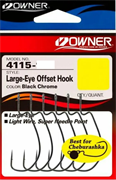OWNER Крючок Large Eye Offset BC 4115 №6 7шт 31616