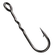 Одинарный крючок CF Round bent fixative shank №8  уп.10шт 31921