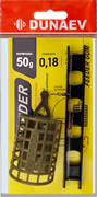 Монтаж фидерный Dunaev Inline c кормушкой 50г 32030