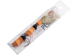 Приманка джиг. LJ PENNON TIPSYWORM оранж./черн. в блистере 32426