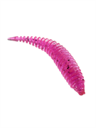 Приманка ZUB-MAGGOT SLIM 50мм(2")-10шт, (цвет 130) маджента с блестками 33263
