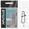 Застежка Nautilus Nice Snap black nickel size # 3 тест 30кг уп (10 шт) 15258 - фото 12265