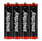 Батарейка солевая Smartbuy, тип R03/АAA, 1,5 В (4 шт) 30405 - фото 39020