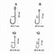 Одинарный крючок CF Round bent fixative shank №8  уп.10шт 31921
