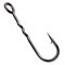 Одинарный крючок CF Round bent fixative shank №10  уп.15шт 31922