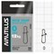 Застежка Nautilus Nice Snap black nickel size # 0 тест 12кг уп (10 шт) 11549 - фото 6730