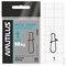Застежка Nautilus Nice Snap black nickel size # 1 тест 18кг уп (10 шт) 11550 - фото 6731