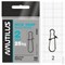 Застежка Nautilus Nice Snap black nickel size # 2 тест 25кг уп (10 шт) 11551 - фото 6732